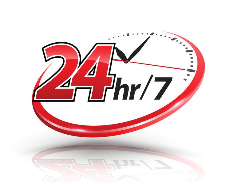 24/7 SERVICE, 365 DAYS A YEAR