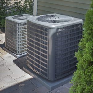hvac heating and air conditioning residential units or heat pumps